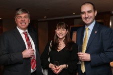 Food Champion Nick Allen together with Claire Sayers-Smith of AHDB and Rob Yandell of FMT.