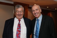 Richard Cracknell of ABP with Uel Morton of QMS.