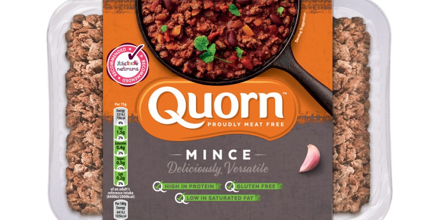 Quorn makes first steps to remove black plastic from packaging
