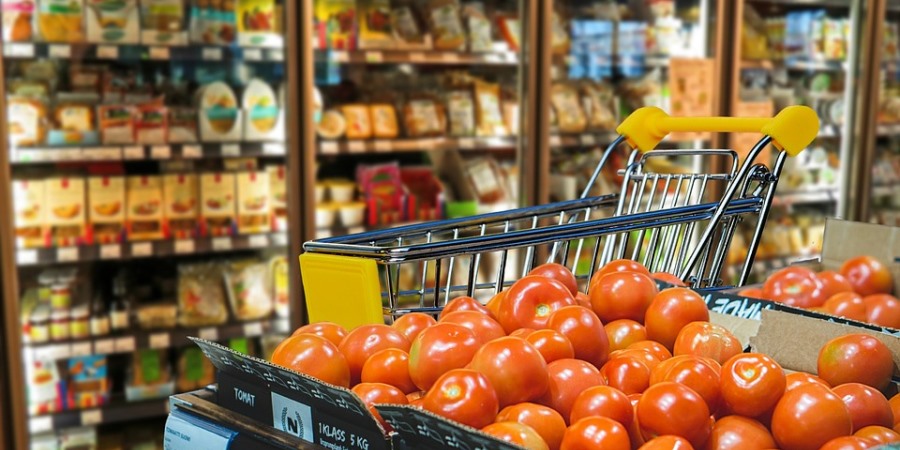 Grocery inflation dips for first time in 21 months