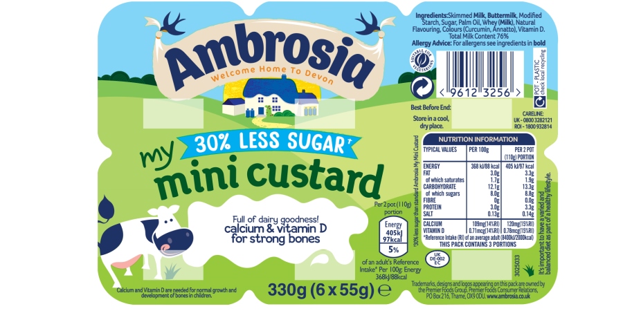 Premier Foods halts plan to sell Ambrosia