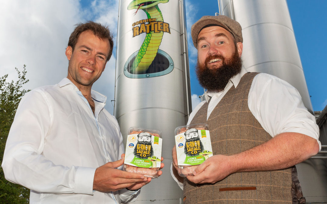 Cornish manufacturers team up to create the Cornish Rattler Sausage