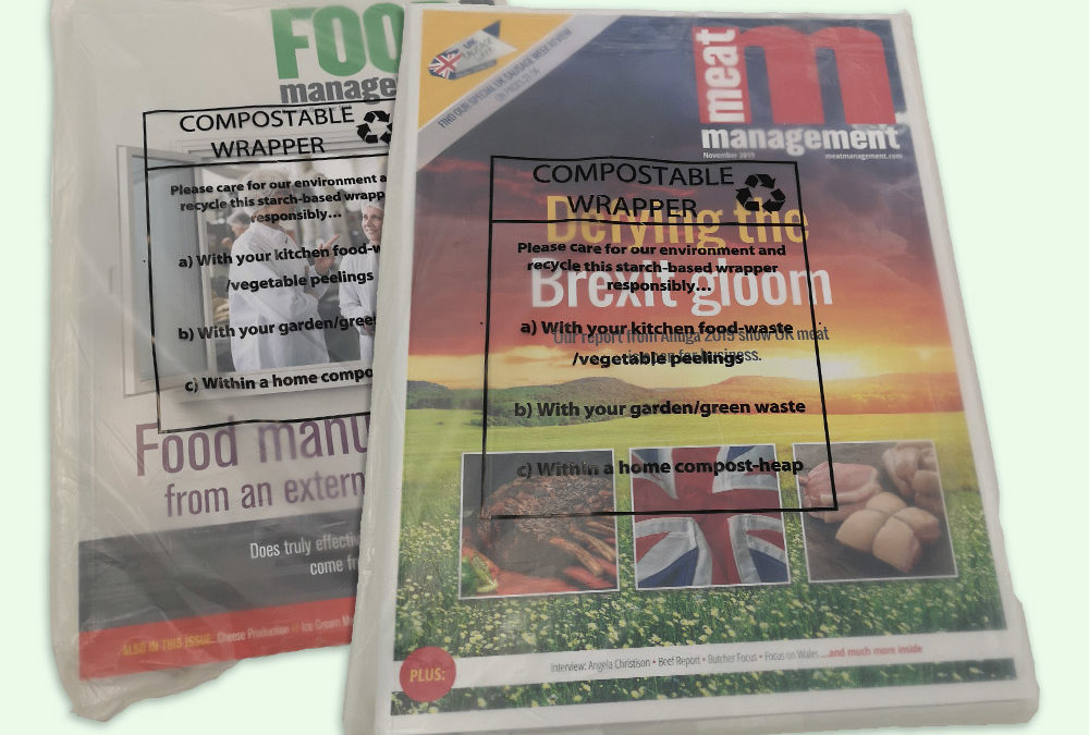 Food Management Today invests in compostable wrapping for its magazine