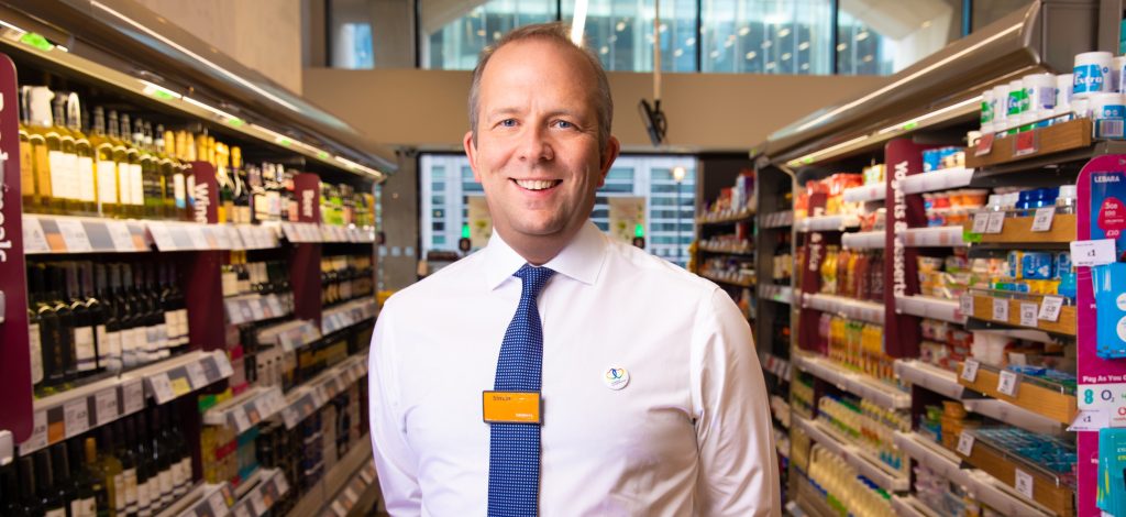 Simon Roberts, CEO of Sainsbury's pictured in one of the retailer's stores.