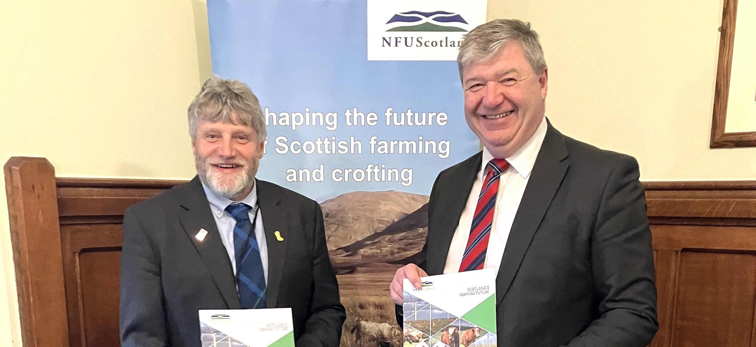 NFU Scotland Martin Kennedy with Alistair Carmichael MP, Orkney and Shetland – Copy