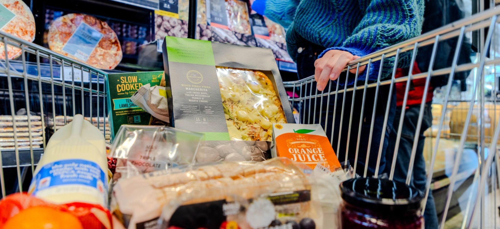 M&S Food trolley image