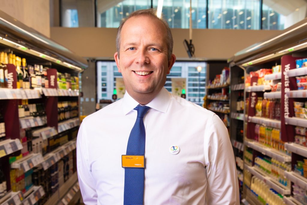 Simon Roberts, CEO of Sainsbury's pictured in one of the retailer's stores.